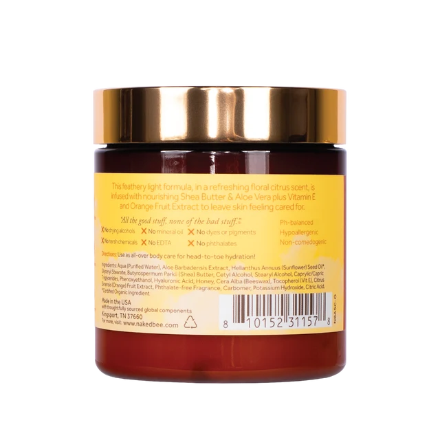 Naked Bee - Orange Blossom Honey Aloe & Shea Cloud Cream