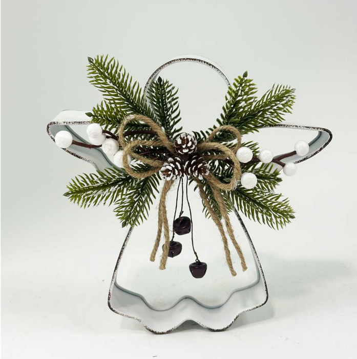 9" Metal Angel Table Décor