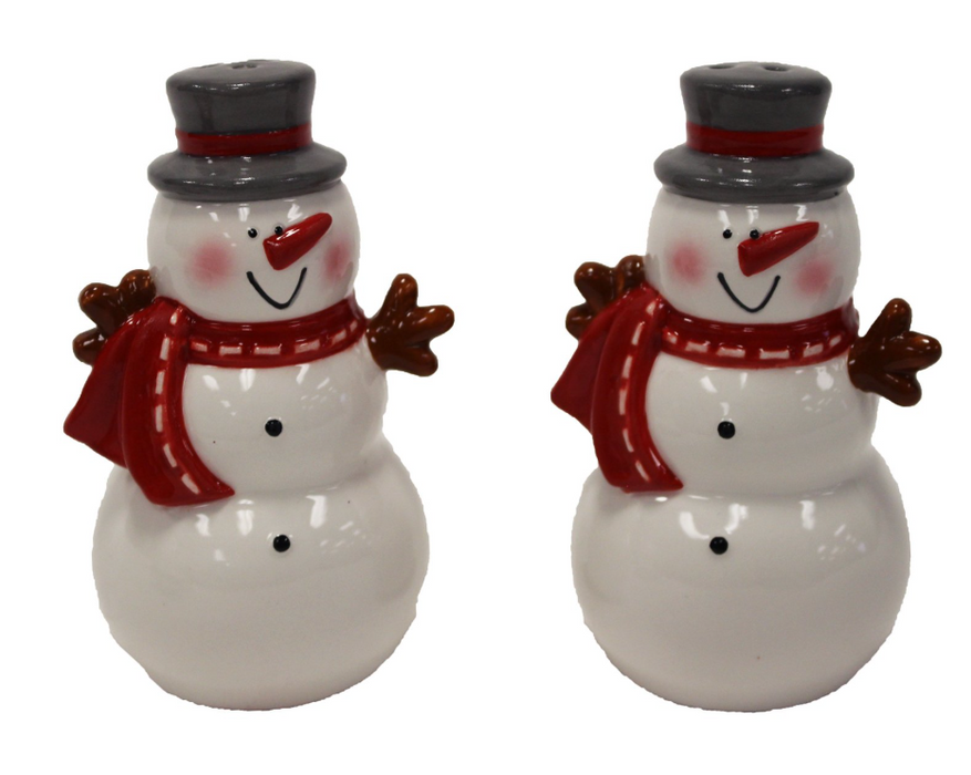 Snowman Salt & Pepper Shakers