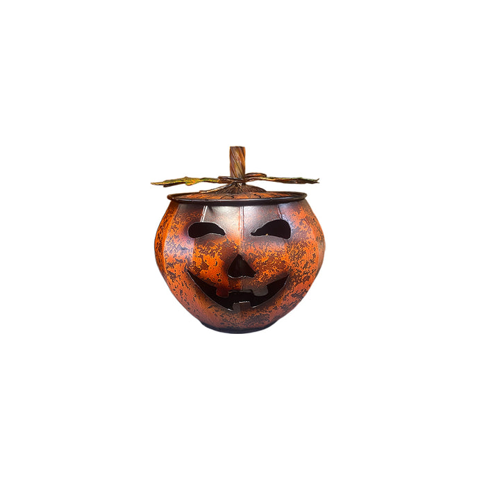 Metal Jack-O-Lantern Halloween Décor