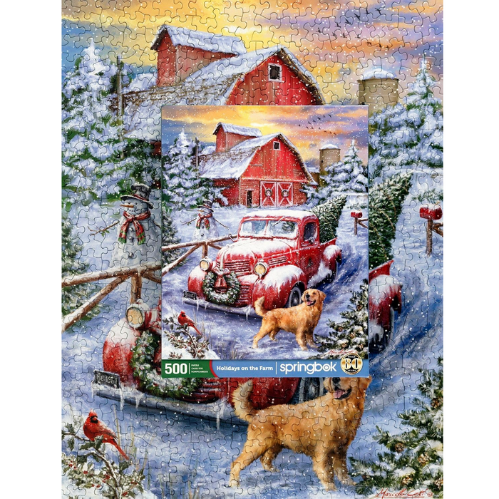 Holiday On The Farm - 500 Piece Puzzle