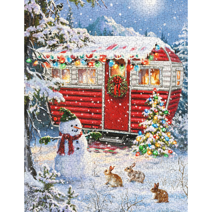 Snowy Retreat - 1000 Piece Puzzle