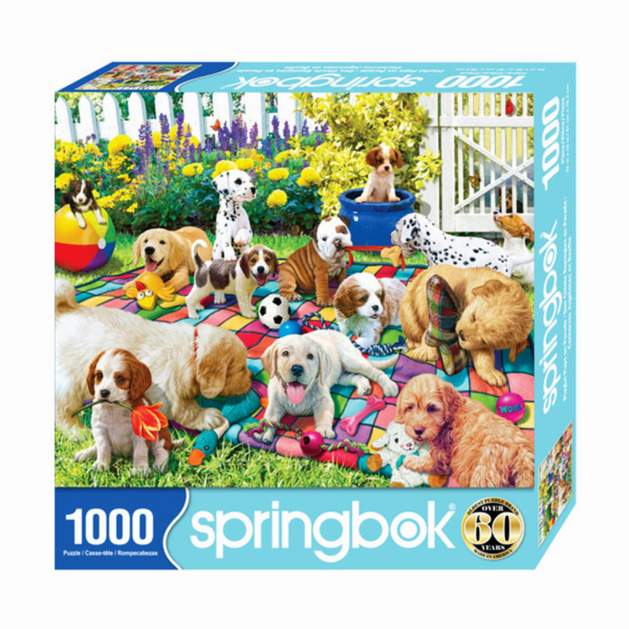 Playful Pups - 1000 Piece Puzzle