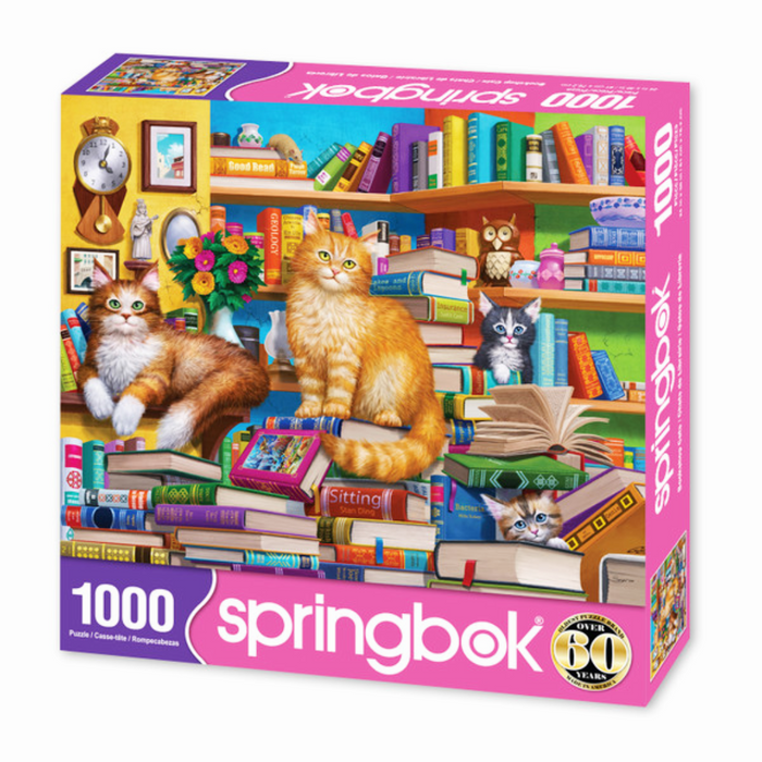 Bookshop Cats - 1000 Piece Puzzle