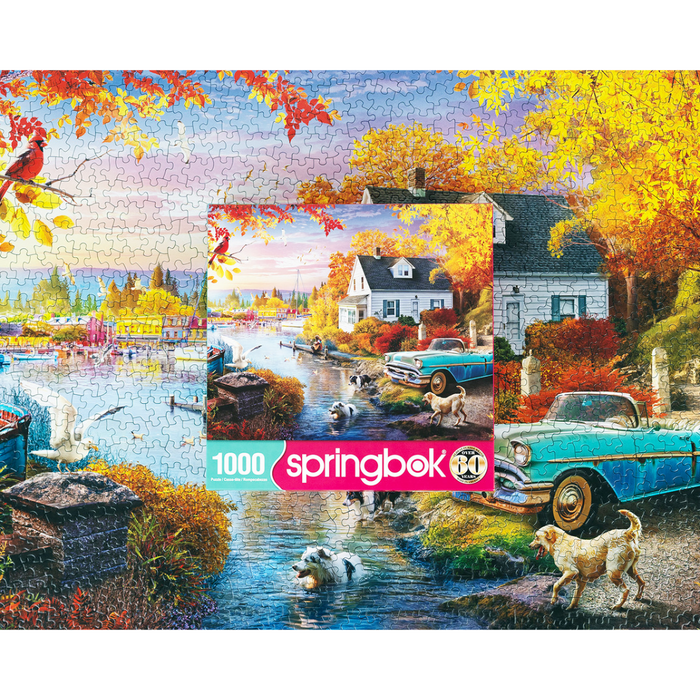 Lakeside Fall Retreat - 1000 Piece Puzzle