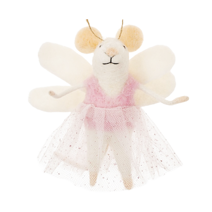 Sugarplum Fairy Mouse Ornament