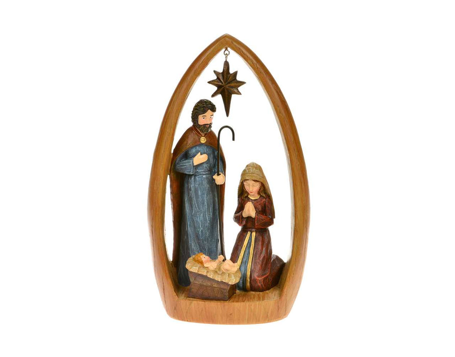 9.5" Holy Family with Star Display