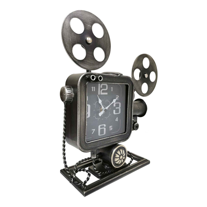 Vintage Film Projector Table Clock