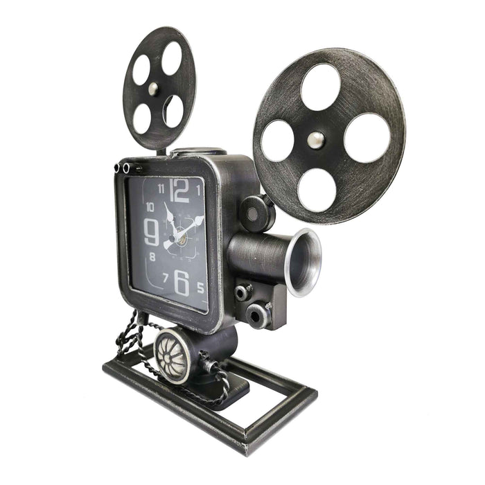 Vintage Film Projector Table Clock