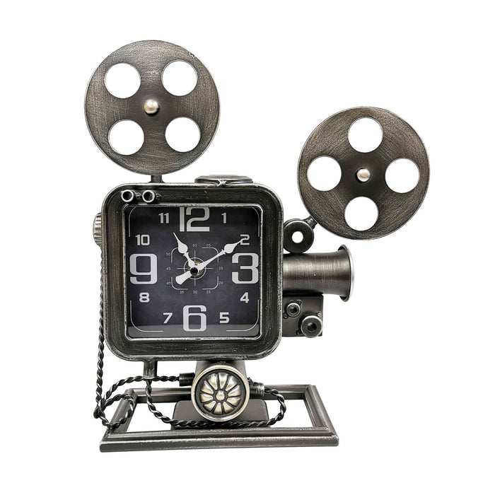 Vintage Film Projector Table Clock