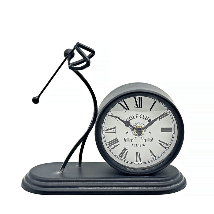 Golfer Table Clock