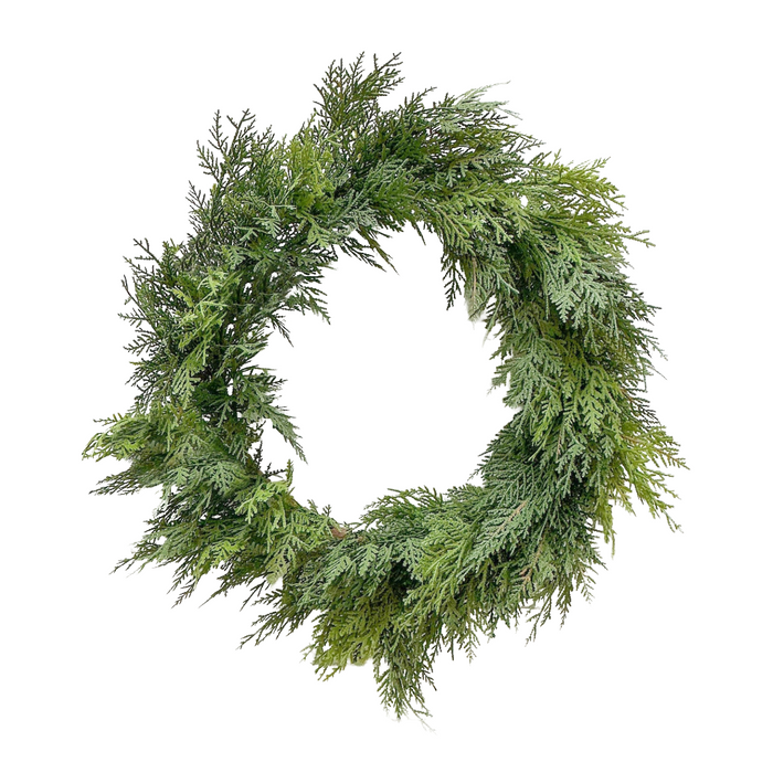 36" Fresh Touch Northern White Cedar Wreath