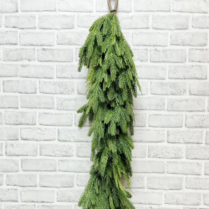 72" Fresh Touch Spruce & Cedar Garland