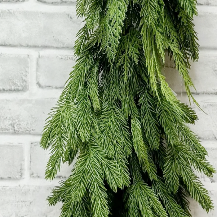 72" Fresh Touch Spruce & Cedar Garland