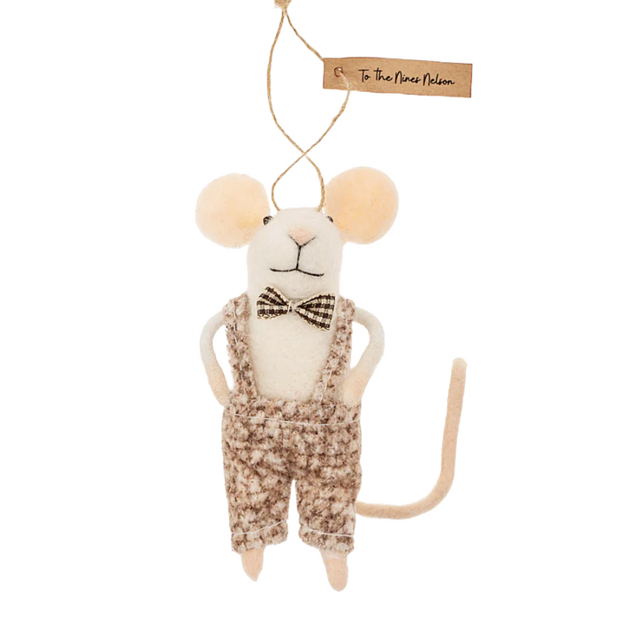 To the Nines Nelson Mouse Ornament