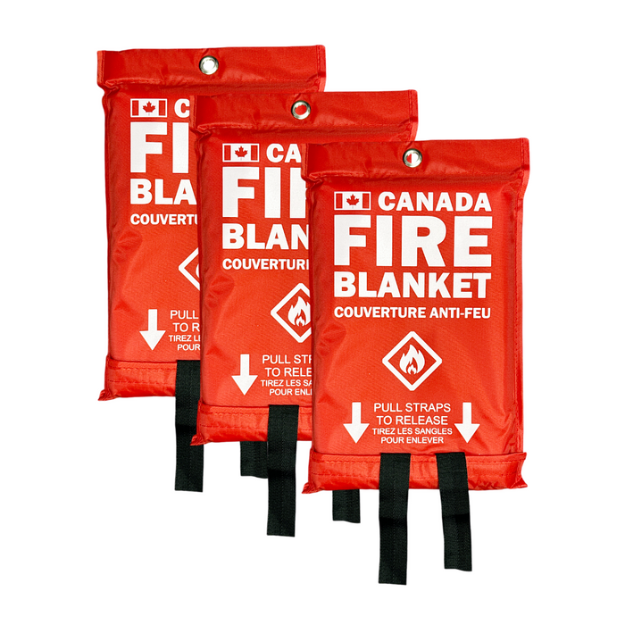 Canada Fire Blanket 40"x 40" - 3PK