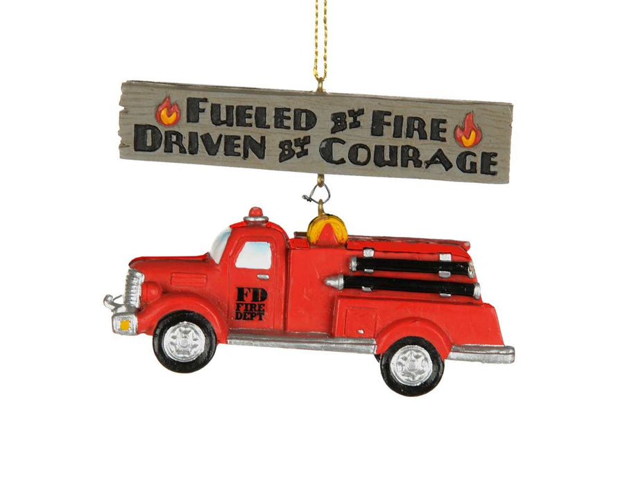 2.5" Fire Truck Ornament