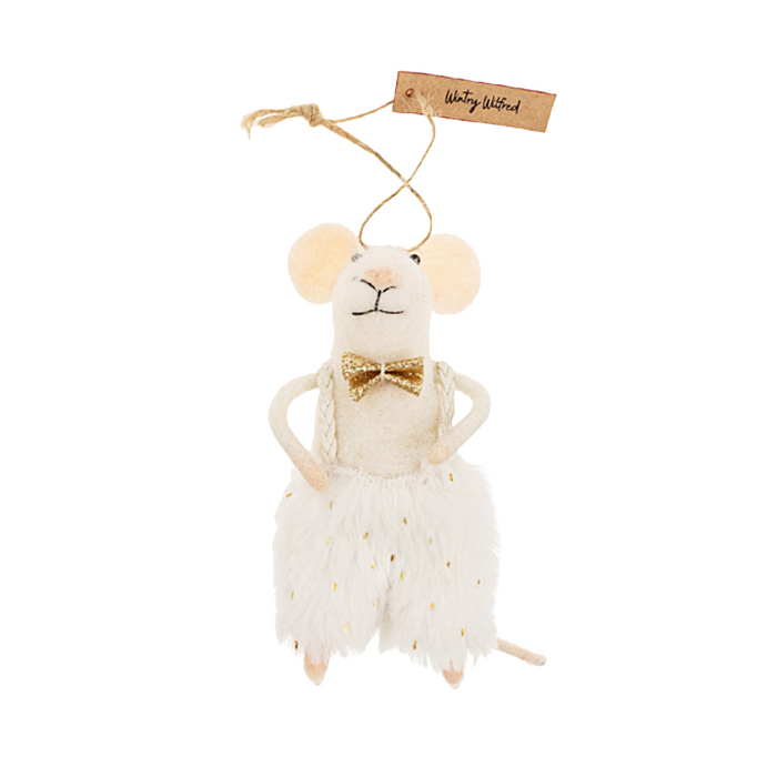 Wintry Wilfred Mouse Ornament