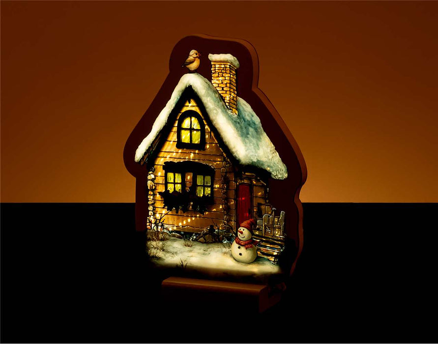 7.5" Winter House Infinity Light