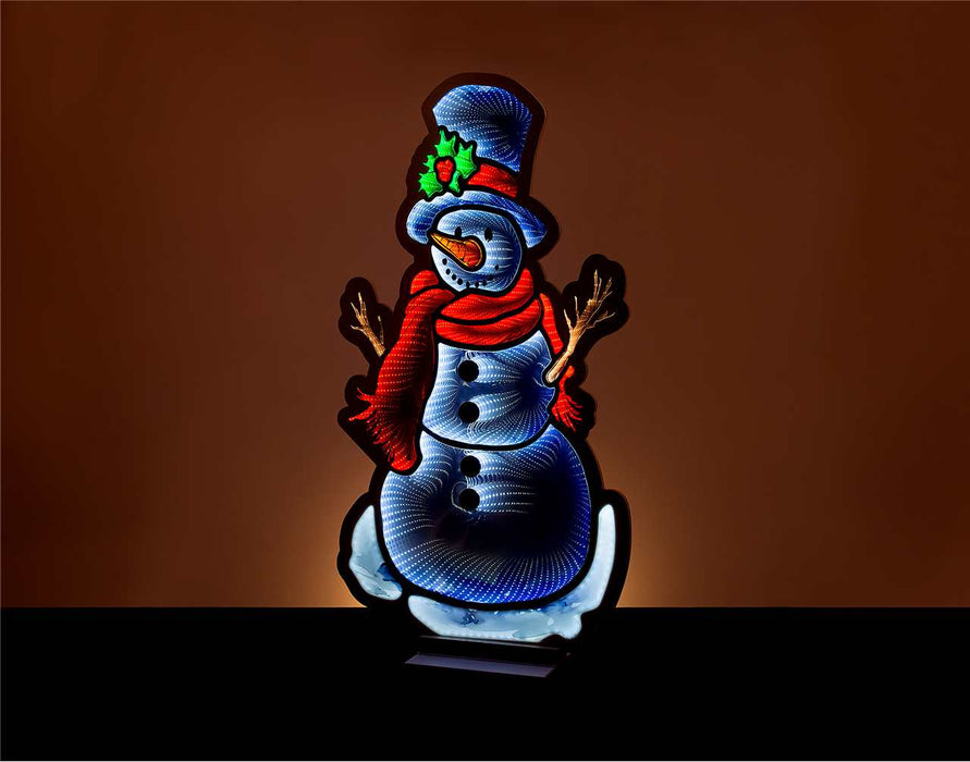 48" Snowman Infinity Light