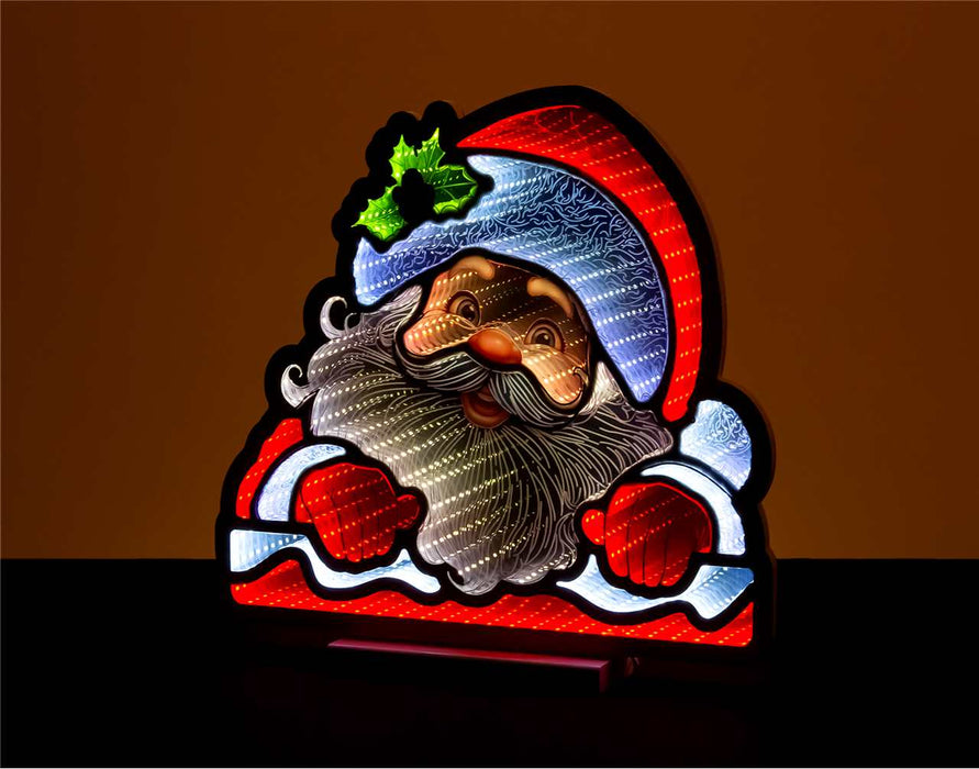 16" Jolly Santa Infinity Light