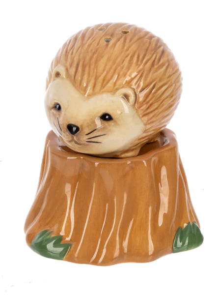 Salt & Pepper Shakers - Hedgehog on a Log