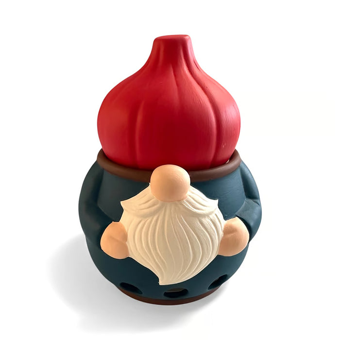 Terracotta garlic Keeper - Gnome