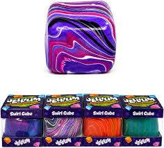Jellium Stress Toy - Rainbow Swirl
