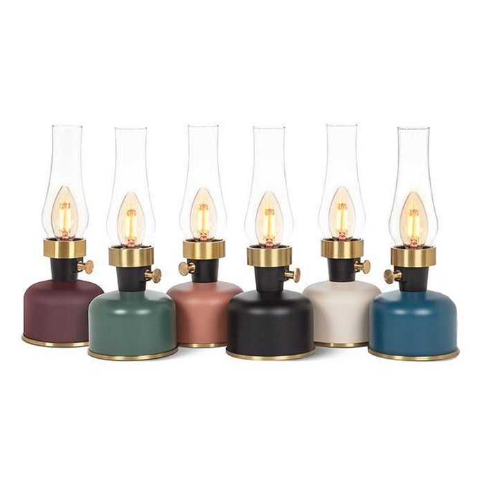 LED Lantern Style Table Light - Terracotta