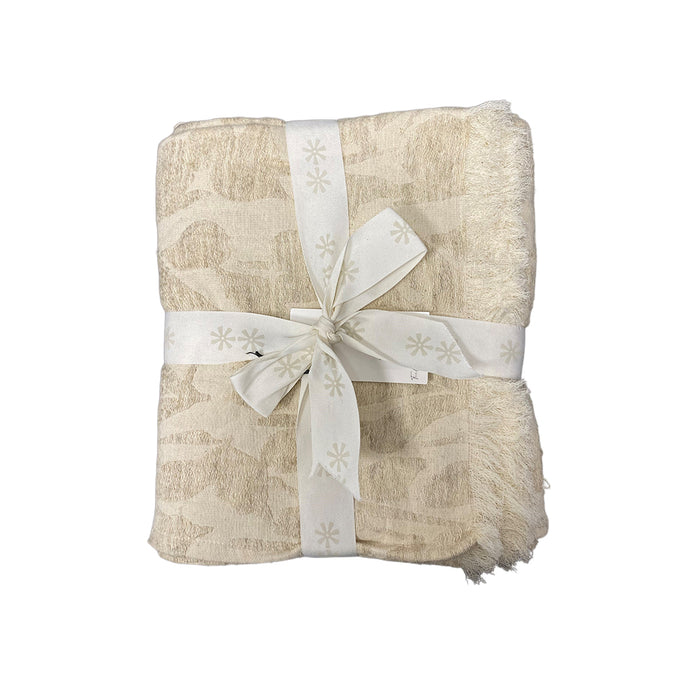 Meadow Throw - Cream 50x60