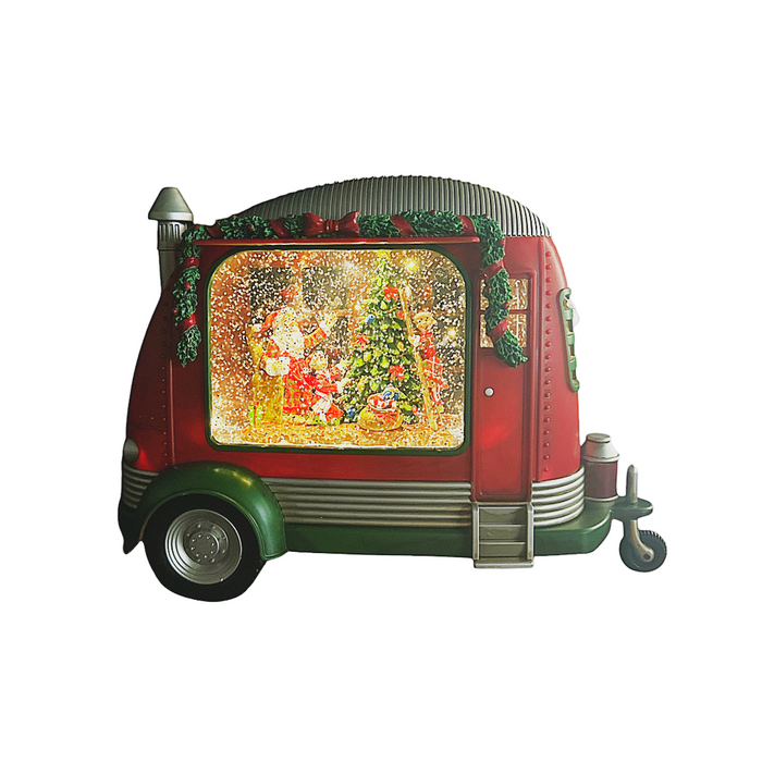 LED Christmas Camper Water Lantern