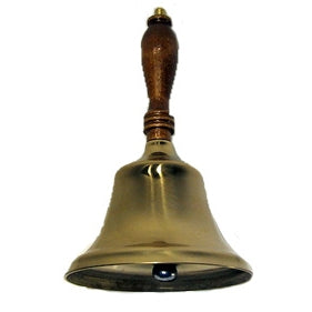Bell-Brass Hand Bell- 6 inch - Made in USA - Berry Hill - Country Living Products