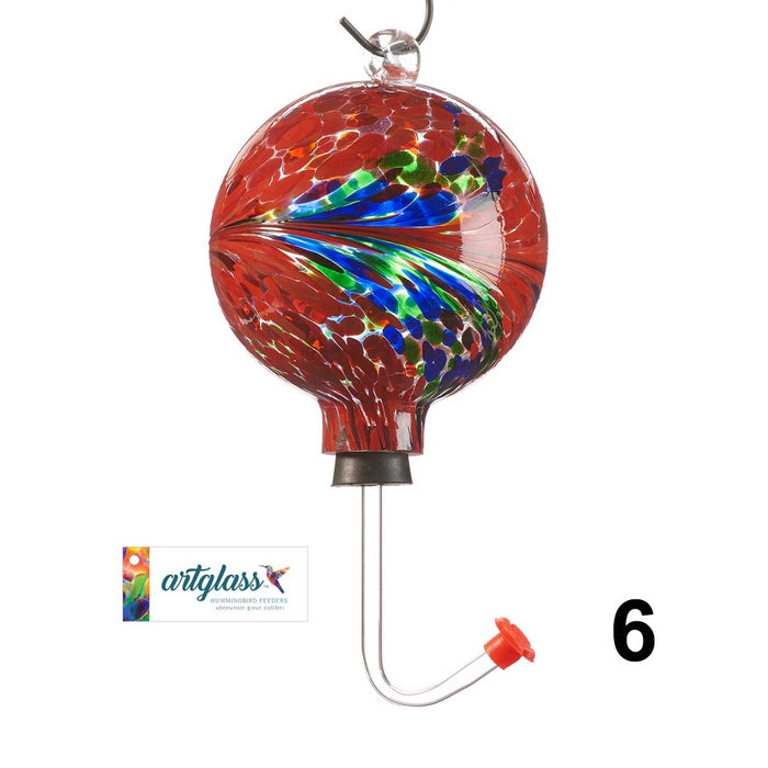 Glass Orb Hummingbird Feeder - Berry Hill - Country Living Products