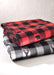 Plaid Blanket - Red Bear or Grey Deer - Berry Hill - Country Living Products