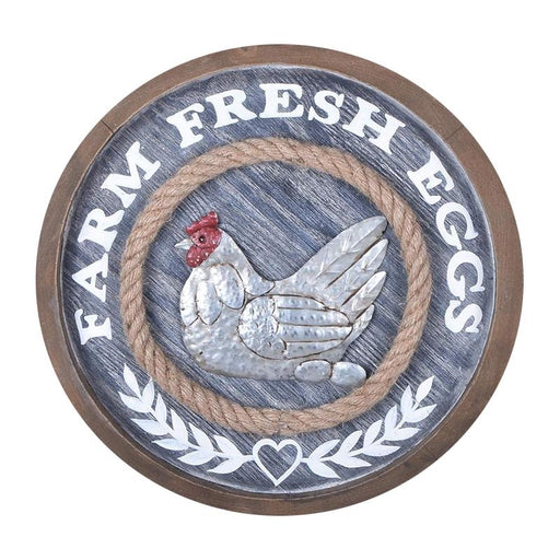 Farm Fresh Eggs Chicken Sign - Berry Hill - Country Living Products