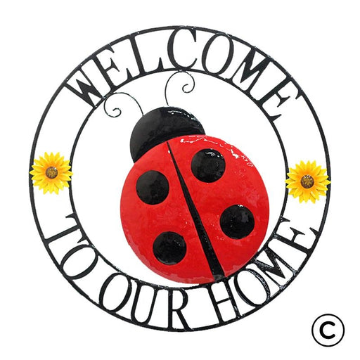 Ladybug Wall Art Sign - Berry Hill - Country Living Products