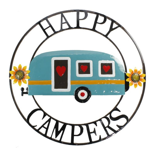Happy Campers Wall Art Sign - Berry Hill - Country Living Products