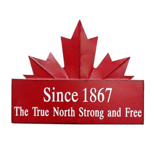 True North Maple Leaf Sign - Berry Hill - Country Living Products