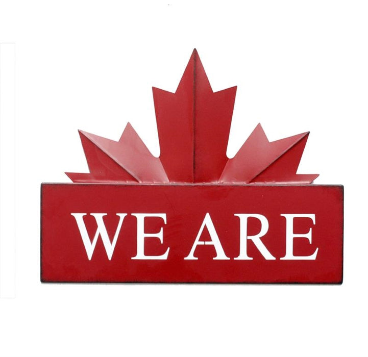 WE ARE Maple Leaf Sign - Berry Hill - Country Living Products