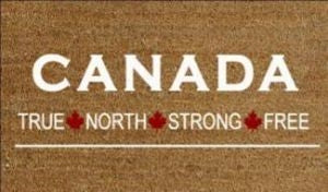 True North Strong and Free Door Mat - Berry Hill - Country Living Products