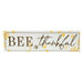 Bee Thankful' Enamel Sign - 6.5x24 - Berry Hill - Country Living Products