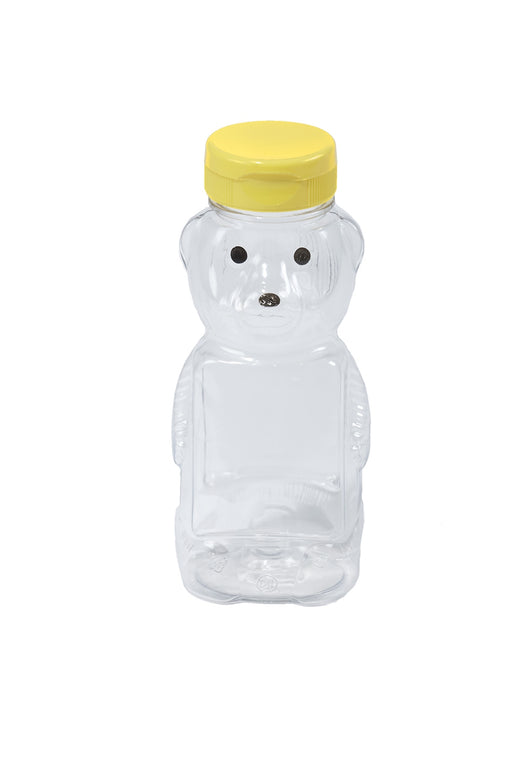 12 Ounce Plastic Bear Bottle - Set of 12 - Berry Hill - Country Living Products