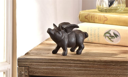 Cast Iron Flying Pig - Berry Hill - Country Living Products