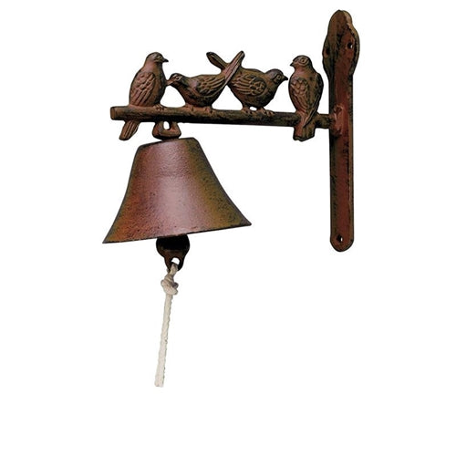 Bell - Cast Iron Birds Bell - Berry Hill - Country Living Products
