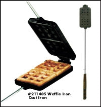 Cast Iron Waffle Iron - Berry Hill - Country Living Products