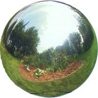 Gazing Ball - Stainless Steel 8 inch - Berry Hill - Country Living Products
