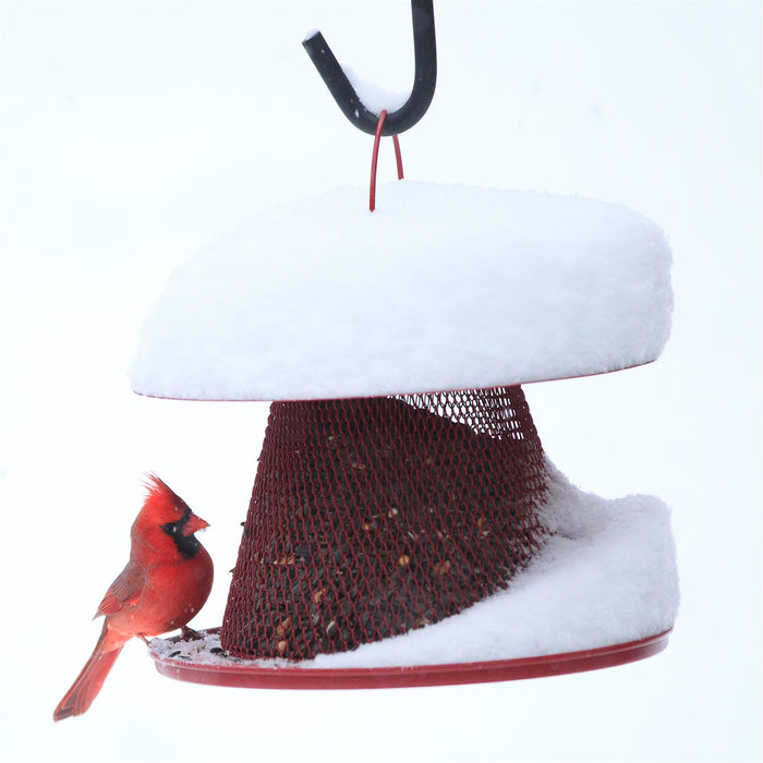 Red No/No Cardinal Wild Bird Feeder- 2.5 lb capacity - Berry Hill - Country Living Products
