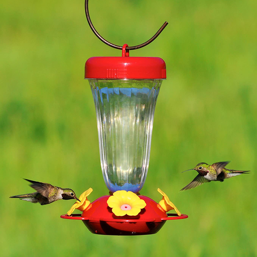 Top Fill Plastic Hummingbird Feeder - 16 oz - Berry Hill - Country Living Products