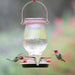 Rose Gold Top-Fill Glass Hummingbird Feeder 24 oz - Berry Hill - Country Living Products
