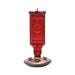 Hummingbird Feeder - Antique Red Glass Bottle - Berry Hill - Country Living Products